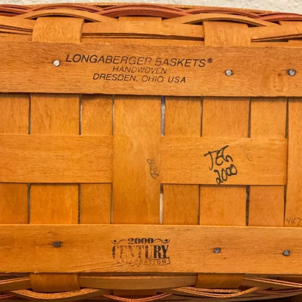 20th Century Celebration Longaberger 2000 Mothers Day Early Blossom Basket